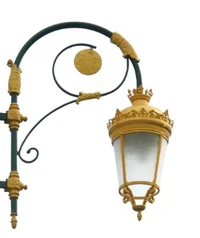 detail of antique street light pole decorations detail of antique street light pole decorations