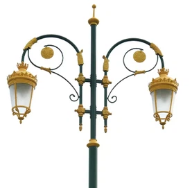 detail of antique street light pole decorations detail of antique street light pole decorations